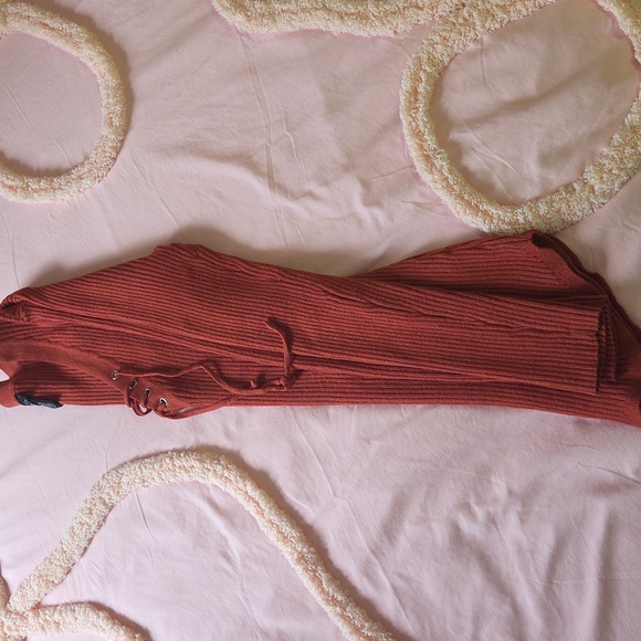 rue21 Rust Ribbed Knit Top - Picture 7 of 8